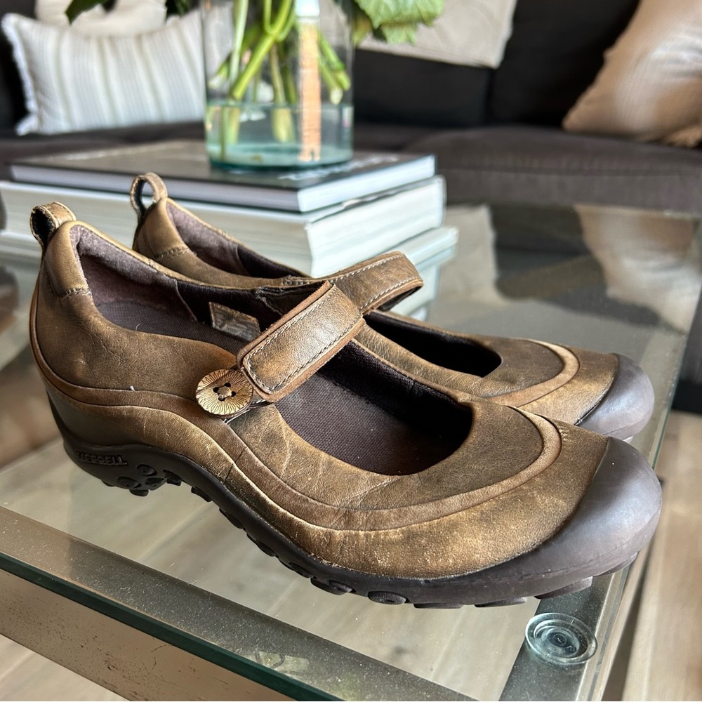 Merrell Plaza Emme Brown Mary Jane Shoes